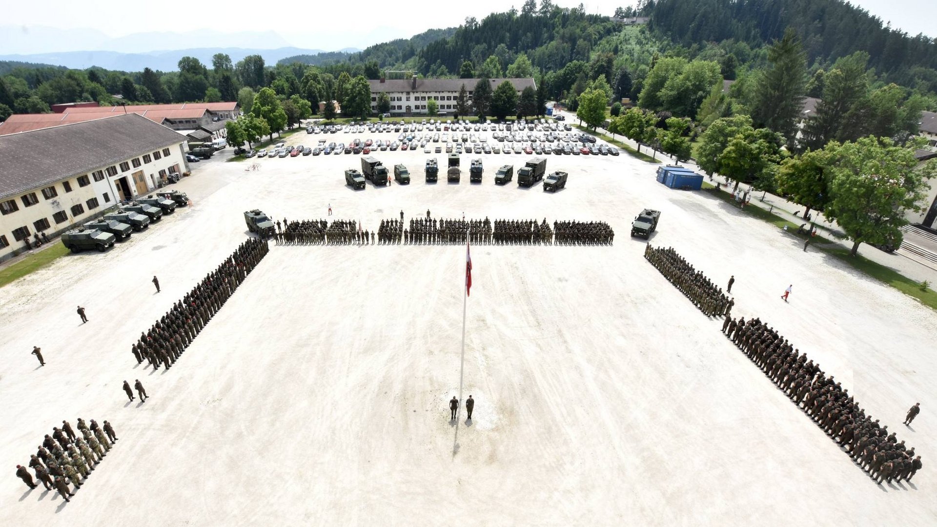 Zahlreiche Soldatinnen und Soldaten nahmen in Kärnten an der Übung "Schutzschild 24" teil.